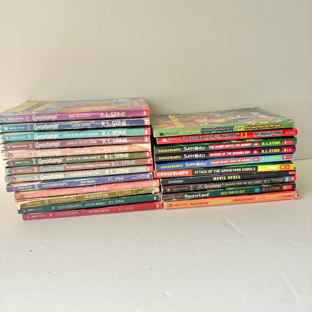 Goosebumps Paperback Book Lot